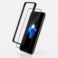 2 vnt. 9H grūdinti stiklai iPhone 7 Hardy Hardura su montavimo rėmeliu 3mk Juodas / Skaidrus