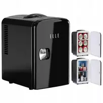 „ELLE Home“ ESDAF101BKEU 4 l mini šaldytuvas, juodos spalvos