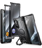 Juodas dėklas Samsung Galaxy Z Fold 8 telefonui "Supcase UB Grip Mag Magsafe 2-Set"
