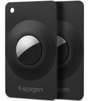 Juodas dėklas Apple Airtag 1 / 2 "Spigen Airfit 2-Pack"