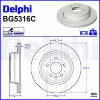 Stabdžių diskas DELPHI BG5316C
