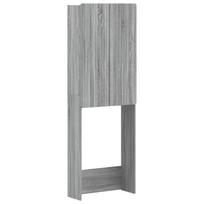 Tualeto spintelė ZWOLLE Pilka Sonoma 66 x 25,5 x 190 cm