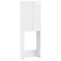 Tualeto spintelė ARNHEM Itin blizgi balta 66 x 25,5 x 190 cm