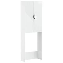 Tualeto spintelė HAARLEM Itin blizgi balta 66 x 25,5 x 190 cm
