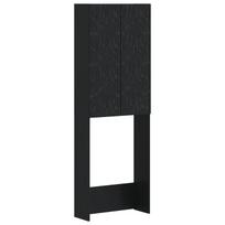 Tualeto spintelė DELFT Juoda 66 x 25,5 x 190 cm