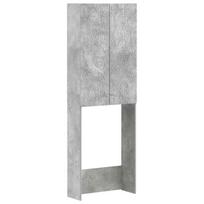 Tualeto spintelė DELFT Betono pilka 66 x 25,5 x 190 cm