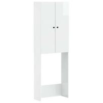 Tualeto spintelė BREDA Itin blizgi balta 66 x 25,5 x 190 cm