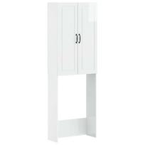 Tualeto spintelė UTRECHT Itin blizgi balta 66 x 25,5 x 190 cm