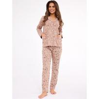 Moteriška užsegama pižama Cornette 482/434 Smile 4 ilgomis rankovėmis 3XL-5XL