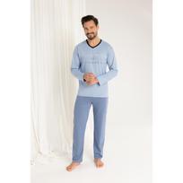 Vyriška pižama Regina 495 ilgomis rankovėmis 2XL-3XL Z25/26