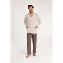 Vyriška užsegama pižama Regina 486 ilgomis rankovėmis 2XL-3XL z25/26