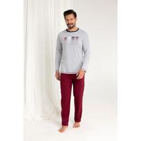 Vyriška pižama Regina 487 ilgomis rankovėmis M-XL Z25/26