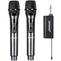 Prime3 Mikrofonas AWM22DB, 35m, VHF, 2x belaidis, 174-216 MHz, 90 dB, 40-18000 Hz, 18650 baterija