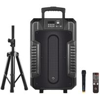 Manta Bevielis garsiakalbis SPK1203B100, 100 W, Bluetooth 5.0, AUX, Gitara, Mikrafonas, Micro SD, USB