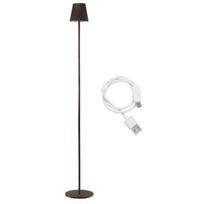 Beper Grindų Lempa P201UTP403, 2.3W, 150lm, 5V, reguliuojamas baltas šviesos, USB jungtis, aukštis 34-122cm