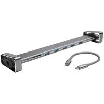 Hama USB C dokas stotis 00200103, 9 prievadai, 5Gbps, USB-C, HDMI, Ethernet, SD/microSD skaitytuvas