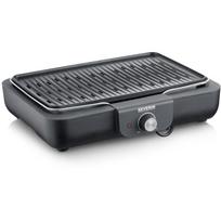 Severin Grilis 8556, 2300 W, 0-230°C, 37x29 cm, nuimamos dalys, saugos jungiklis, indikatorių šviesos