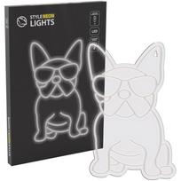 Manta LED šviesos juosta SNL66WH, 5W, 5V, 26cm, 40cm, USB, pleksiglasas, šuo, 2m laidas
