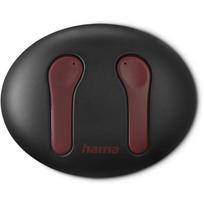Hama Ausinės 00184168, Bluetooth 5.3, iki 16h, ENC, belaidis įkrovimas, LED akumuliatoriaus ekranas, Siri/Google Assistant