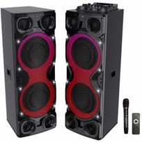 Manta Karaoke garsiakalbis SPK1204X800D, 800W, 2x mikrofono įvestis, Bluetooth, AUX, USB, SD, LED apšvietimas