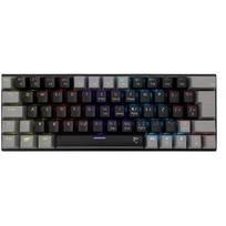 White Shark Klaviatūra WAKIZASHI-2-US-B-G-BLUE.SW, 64 klavišai, 1.5m, mechaninė, RGB apšvietimas, mėlynos jungtys
