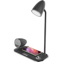 Tellur Nostalgia belaidis stalo įkroviklis, Bluetooth garsiakalbis, stalo lempa TLL151361, 15W, 5W, 2W, Bluetooth 5.1, 26LM, 3000K