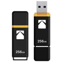 Kodak USB atmintinė EKMMD256GK103, 256GB, USB 3.2 Gen1, 20Mbps, 10Mbps, juoda/geltona, plastikas