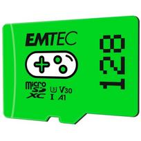 Emtec microSDXC 128GB UHS-I U3 V30 A1 Gaming ECMSDM128GXCU3G, 128GB, 100MB/s, 50MB/s, A1, A2, Žalias