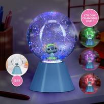 Paladone Disney Stitch LED blizganti kamuoliukas PP14473LS, 17cm, 5V (USB-C), 4.5V (3xAA), daugiaspalvis, 1 LED lemputė