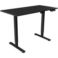 White Shark Žaidimų stalas AXIOM-B, 710–1160mm, 1200×600mm, 80kg, elektrinis aukščio reguliavimas, plienas/aliuminis