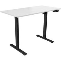 White Shark Žaidimų Stalas AXIOM-W, 710–1160mm, 1200×600mm, 80kg, elektrinis aukščio reguliavimas, plienas/aliuminis