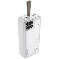 Tracer Power Bank TRABAT47506, 30000 mAh, 65 W, 1 x USB-C, 2 x USB-A, PD/QC 3.0, greitas įkrovimas