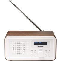 Denver DAB+ FM radijas 111111000650, 1.05kg, LCD, 10 DAB stočių, 10 FM stočių, 1W RMS garsiakalbis, teleskopinė antena