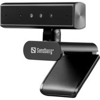 Sandberg Veido atpažinimo web kamera Mini Pro 134-44, 2560 × 1440 px, 5 MP, USB Type-C, 1.5 m, veido sekimas, 30 fps, Windows 10