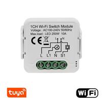 Išmanusis jungiklio modulis Feelspot FS-SM03W, WiFi Tuya