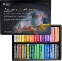 Mungyo Gallery Minkštųjų aliejinių pastelių rinkinys iš 36 – įvairių spalvų (MOPV-36) gray