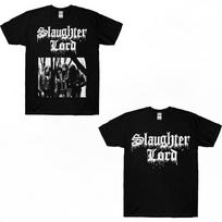 Slaughter Lord Thrash Til Death Logotipas Grupės Juodi Unisex Marškinėliai S
