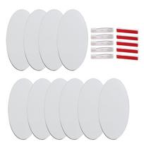 10 Pcs Sublimation Name Tags Diy Blank Id Name Badges with Pins Customized Personalized Name Tags for School Offices 2