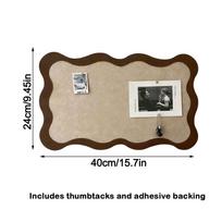 60x40cm Photo Wall Sticker Self-adhesive No-drill Display Background Easy to install Message Board