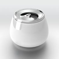 Round Apple Shaped Bluetooth Speaker Pink rožinė