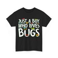 Bug Catcher Shirt, Just A Boy Who Loves Bugs Insects Lovers Men Boys T-shirt XL
