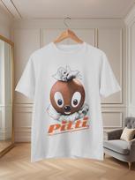 Pittiplatsch Funny  Oh My Nose!  German Motti Character T-Shirt with Pitti Logo Graphic - German Phrase Tee S