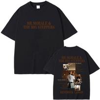 Kendrick Lamar Mr Morale The Big Steppers Marškinėliai Unisex Hip Hop Mada Pop Muzikos Marškinėliai Unisex Laisvalaikio Medvilniniai Vintage Marškinėliai M black