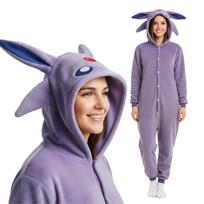 Piżama Onesie Kigurumi Kostium Przebranie Pokemon Espeon S: 145 - 155Cm