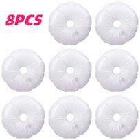 8pcs White Reusable Balloon Stand Base Weight Bag Durable Plastic for Tabletop Display Holidays Event Balloon Holder Decorative 26CM