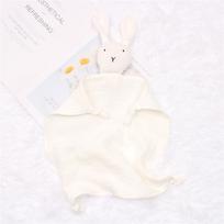 Personalized Muslin Cotton Soother Towel Bib Baby Comforter Blanket Infant Kids Sleeping Dolls for Children