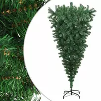 Apversta dirbtinė Kalėdų eglutė su stovu, žalia, 210cm