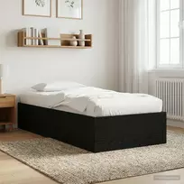 Grindų lovos rėmas Juodojo ąžuolo 80 x 200 cm Apdirbta mediena