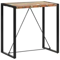 Baro stalas, 110x60x110cm, perdirbtos medienos masyvas