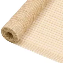 Privatumo suteikiantis tinklelis, smėlio, 1x10m, HDPE, 195 g/m²